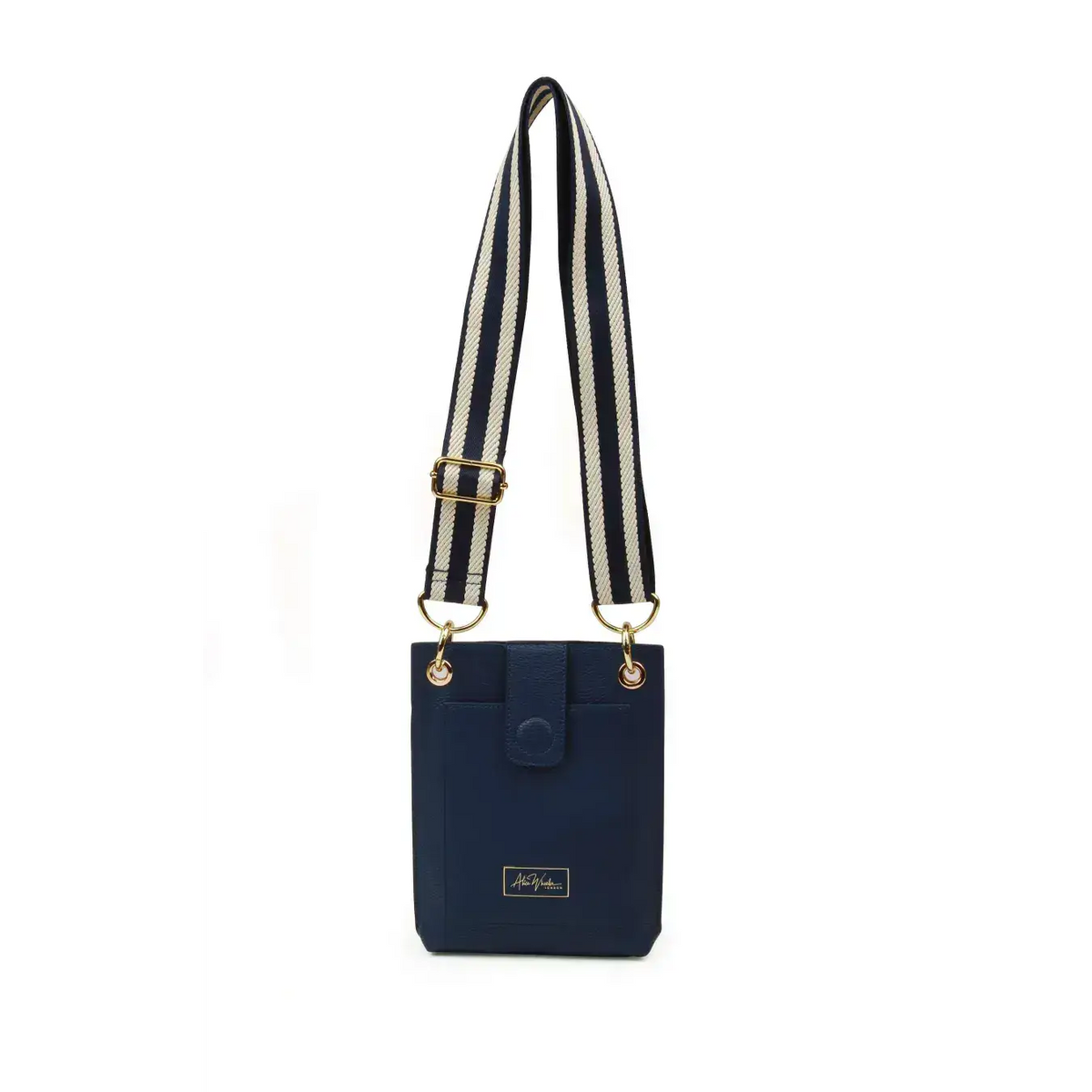 Alice Wheeler Primrose Phone Cross Body Bag - Navy by Alice Wheeler London