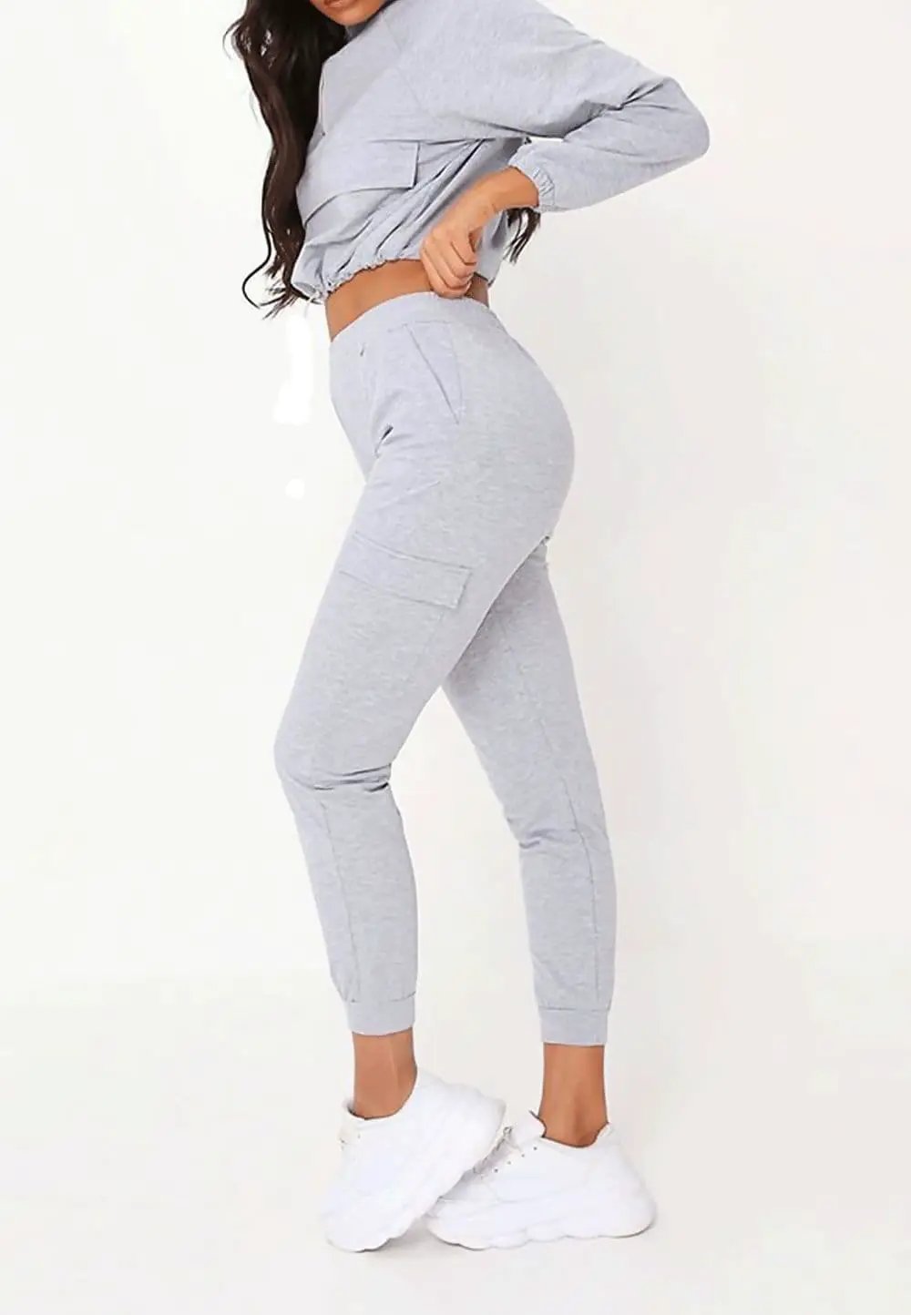Causal Cutie Dusty Pink Front Pocket Half Zip Lounge Set by Clarissas Boutique London