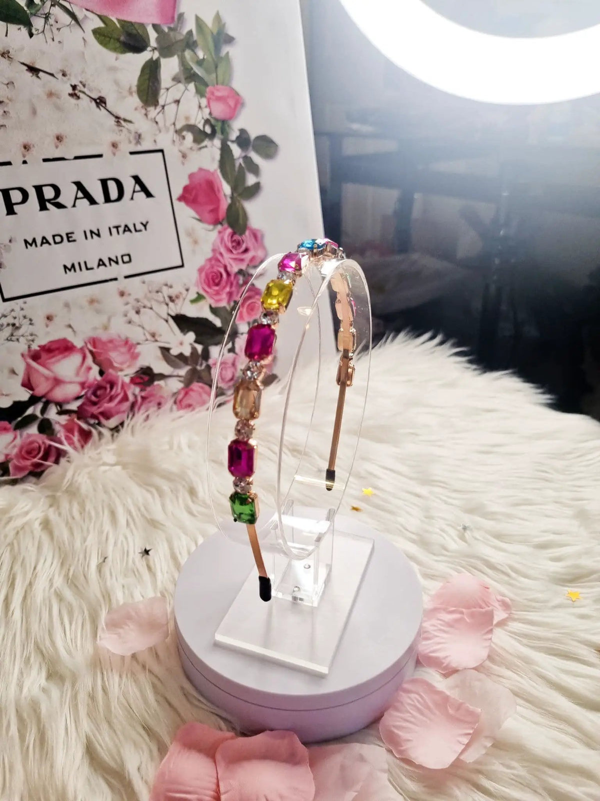 Elegant Crystal Diamante Embellished Headband by Clarissas Boutique