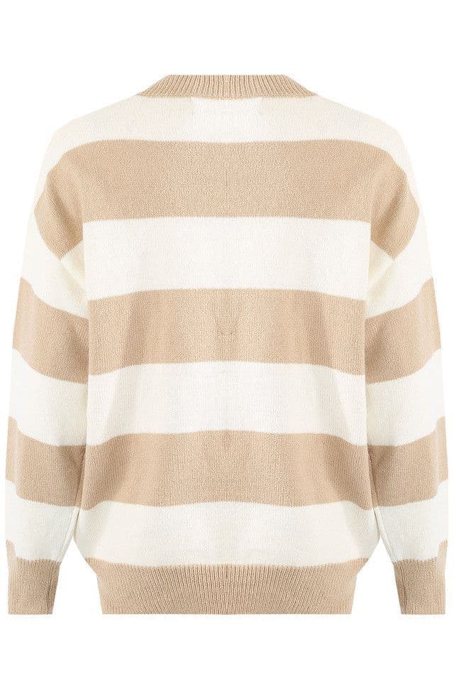 Los Angels Slogan Striped Jumper by Clarissas Boutique London