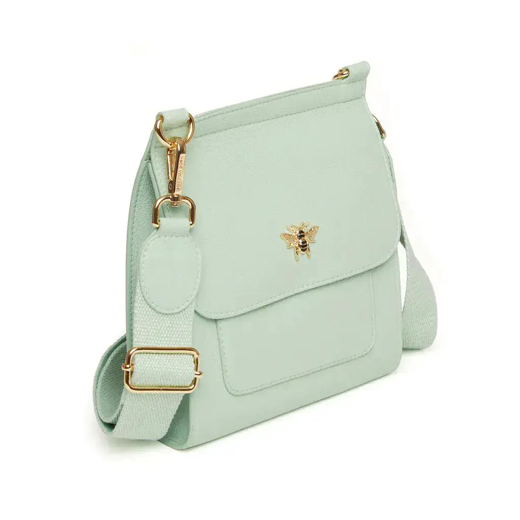Alice Wheeler Bloomsbury CBB Crossbody Bag - Pastel Mint by Alice Wheeler London