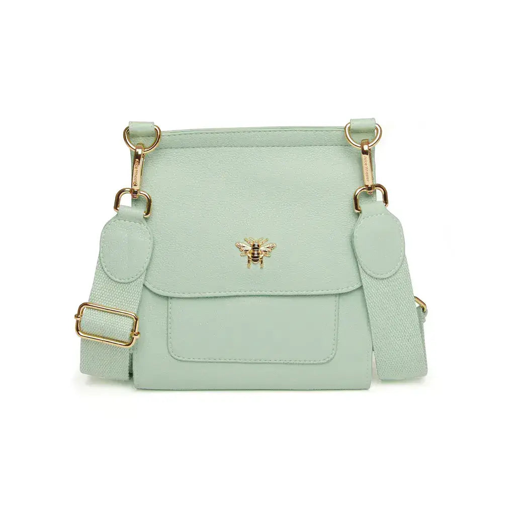 Alice Wheeler Bloomsbury CBB Crossbody Bag - Pastel Mint by Alice Wheeler London