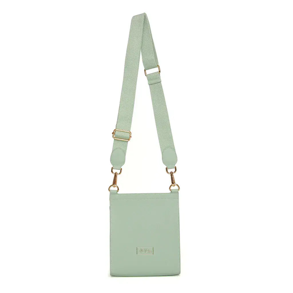 Alice Wheeler Bloomsbury CBB Crossbody Bag - Pastel Mint by Alice Wheeler London