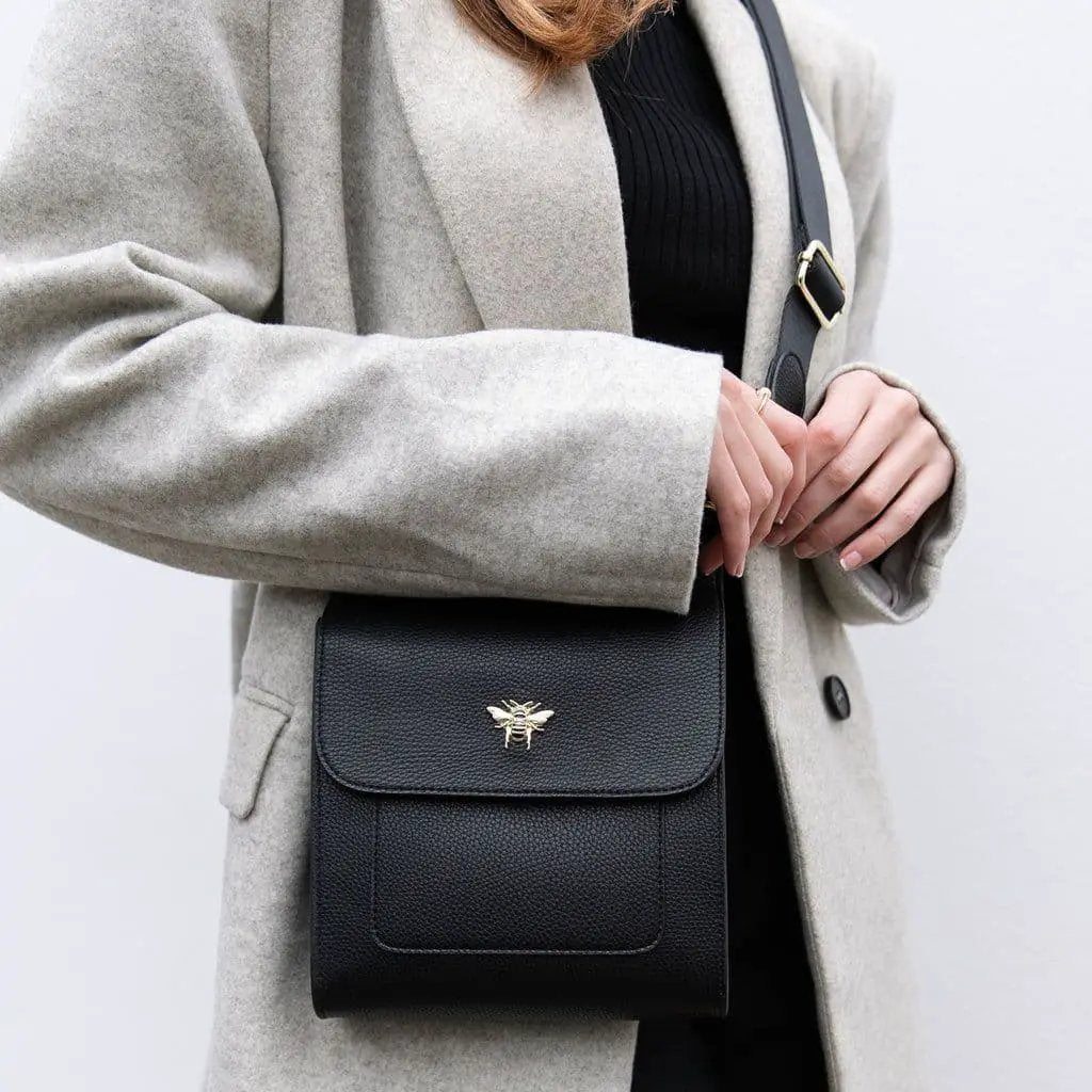 Alice Wheeler Bloomsbury CrossBody Bag - Black by Alice Wheeler London