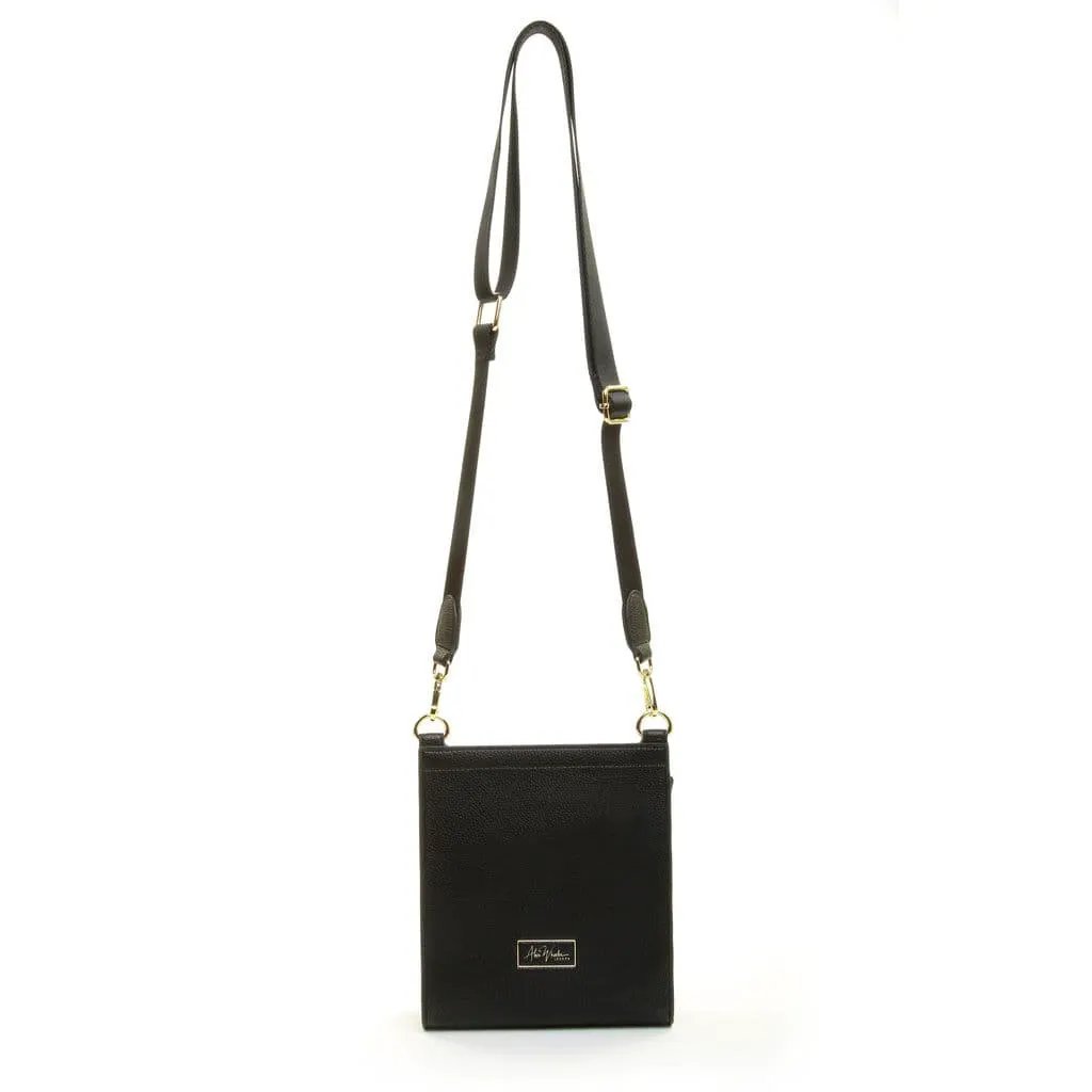 Alice Wheeler Bloomsbury CrossBody Bag - Black by Alice Wheeler London