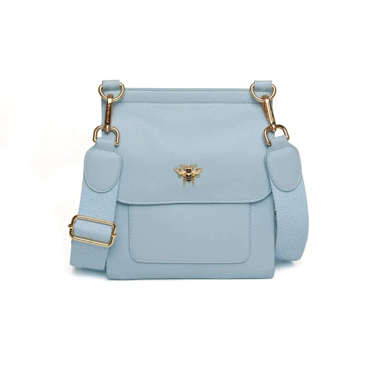 Alice Wheeler Bloomsbury Crossbody Bag - Blue by Alice Wheeler London