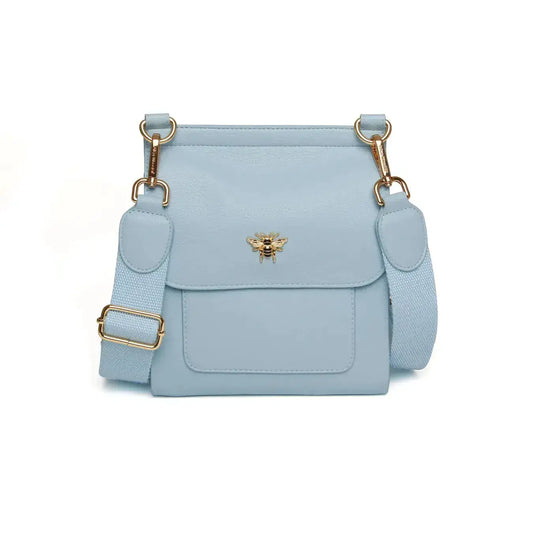 Alice Wheeler Bloomsbury Crossbody Bag - Blue by Alice Wheeler London