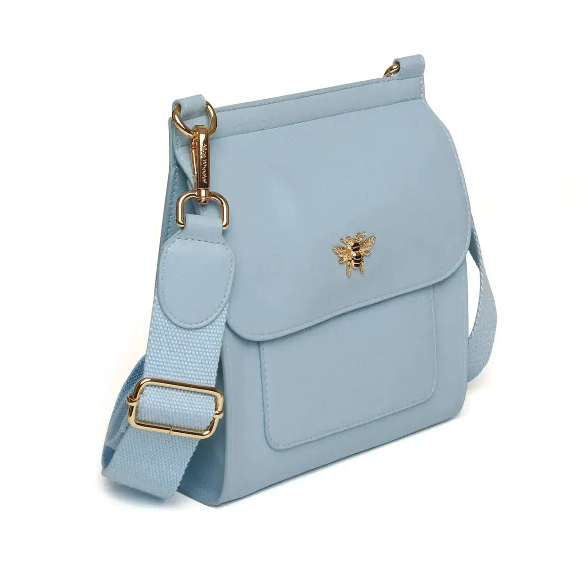 Alice Wheeler Bloomsbury Crossbody Bag - Blue by Alice Wheeler London