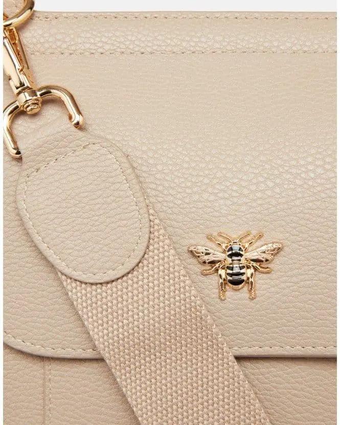 Alice Wheeler Bloomsbury Crossbody Bag - Stone by Alice Wheeler London