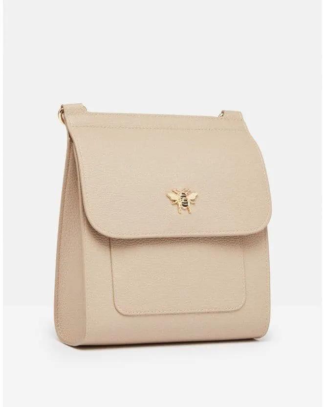 Alice Wheeler Bloomsbury Crossbody Bag - Stone by Alice Wheeler London
