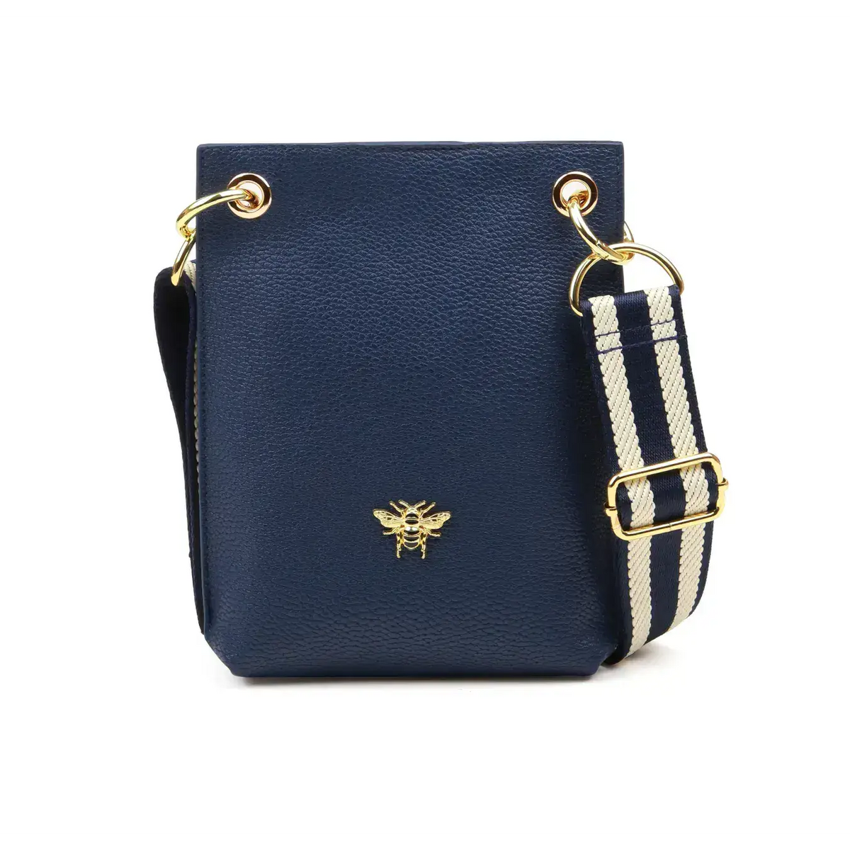 Alice Wheeler Primrose Phone Cross Body Bag - Navy by Alice Wheeler London