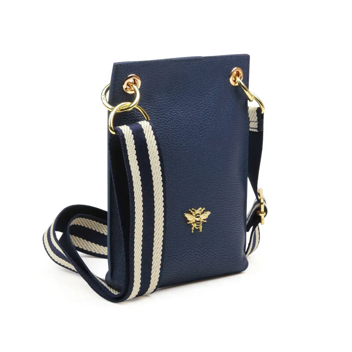 Alice Wheeler Primrose Phone Cross Body Bag - Navy by Alice Wheeler London