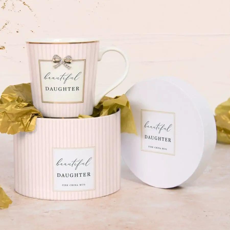 Beautiful Daughter Mug - Gift Boxed by Clarissas Boutique