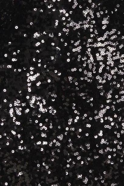 Black Sequin Bodycon Dress by Clarissas Boutique London
