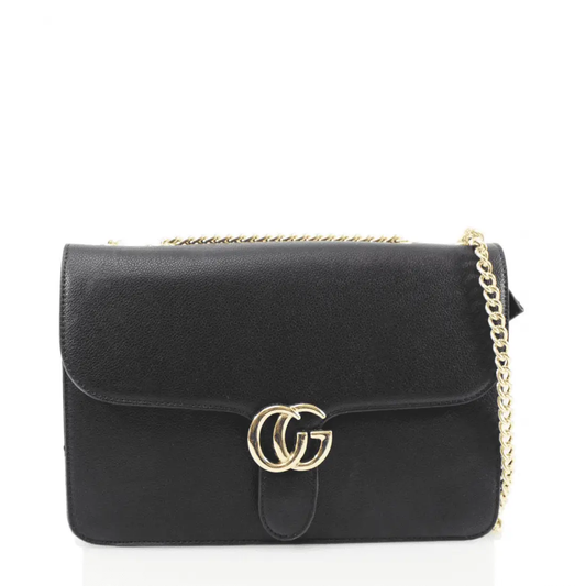 Black Stylish Crossbody bag by Clarissas Boutique London