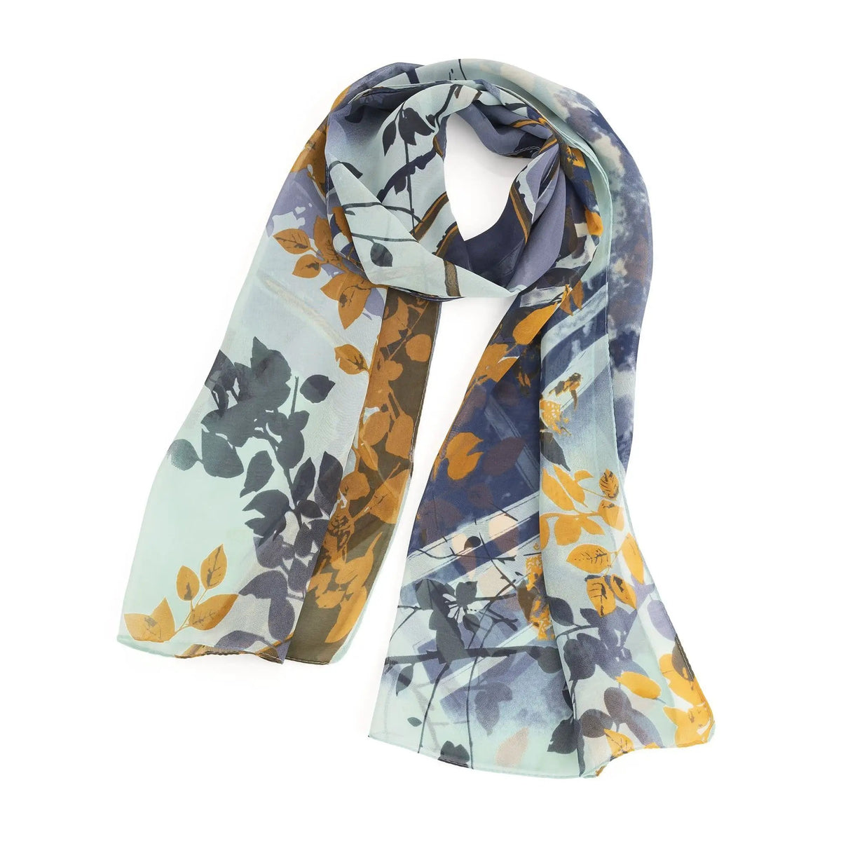 Blue tone scarf. SC33276 by Clarissas Boutique