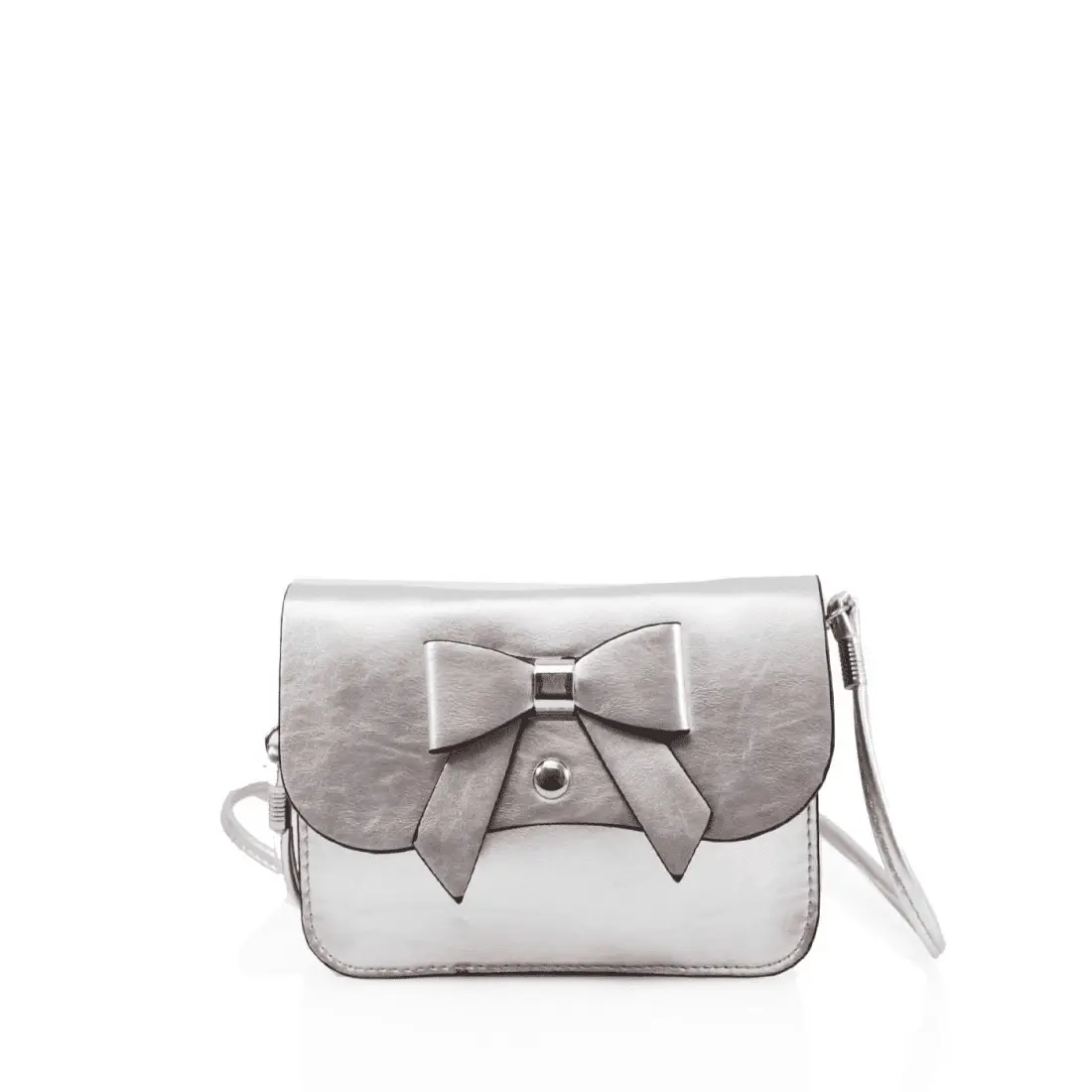 Bronze- Stylish Bow Small Crossbody Bag by Clarissas Boutique
