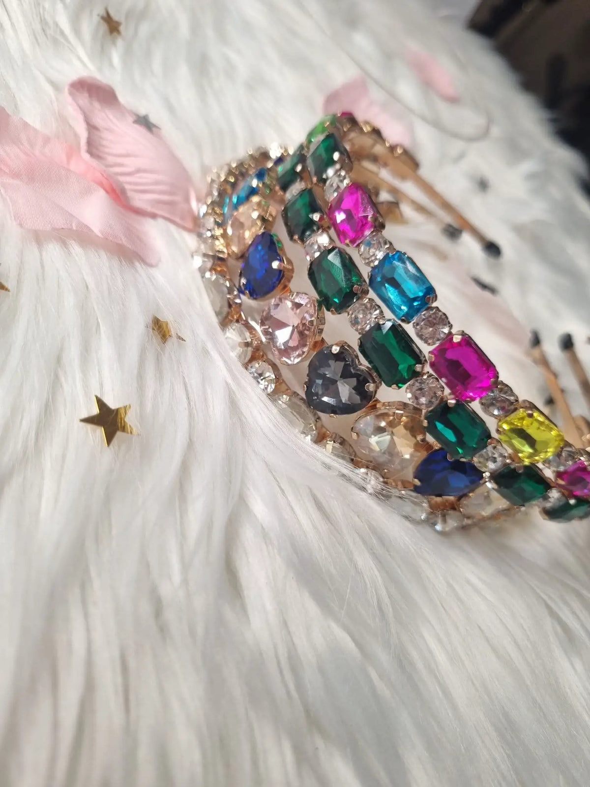 Elegant Crystal Diamante Embellished Headband by Clarissas Boutique