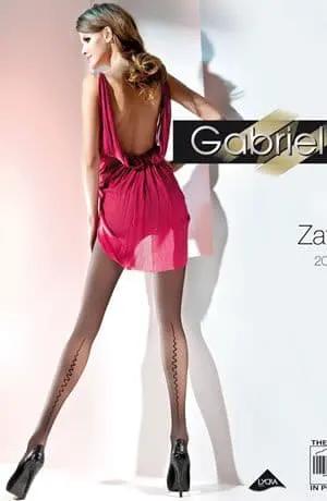Gabriella Fantasia Zafira 364 Tights Nero by Clarissas Boutique London