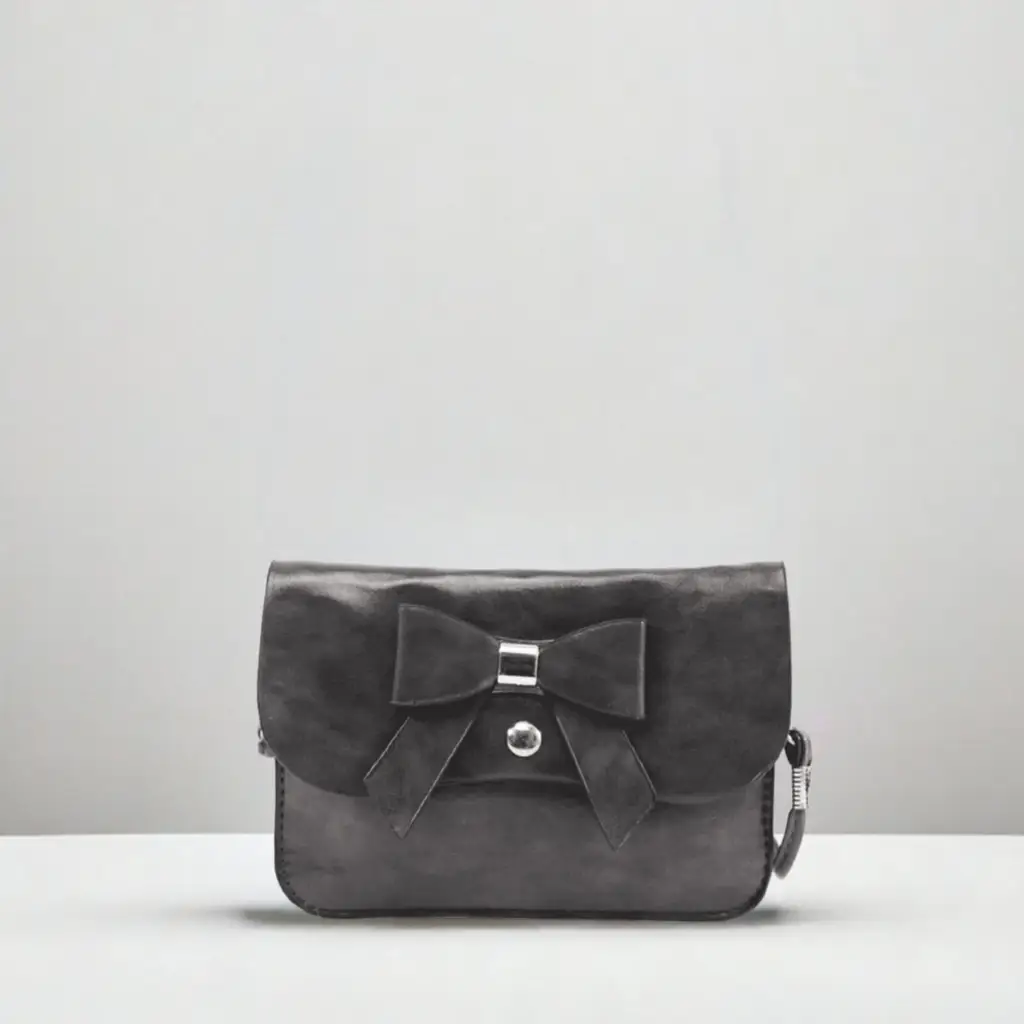 Black- Bow Small Crossbody Bag by Clarissas Boutique