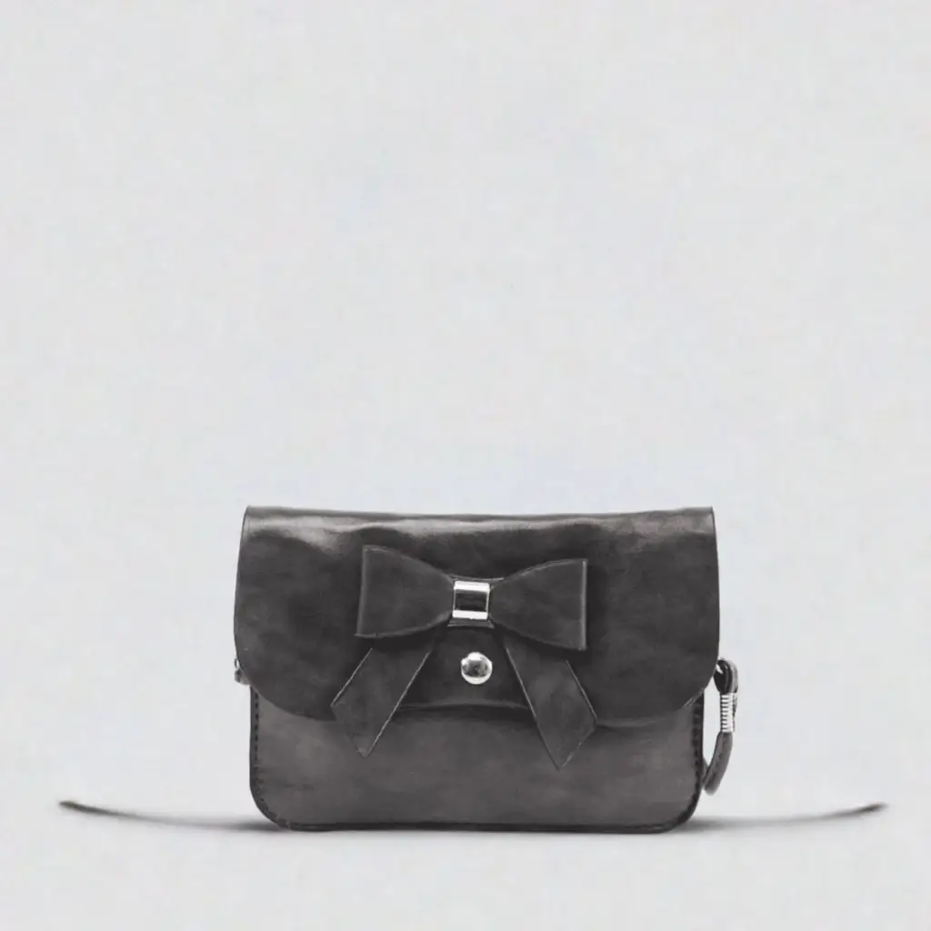 Black- Bow Small Crossbody Bag by Clarissas Boutique