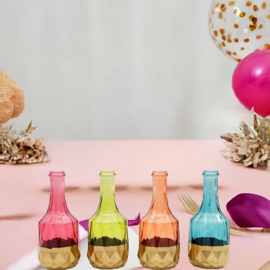 12 CM Boho Colour Glass Vase by Clarissas Boutique
