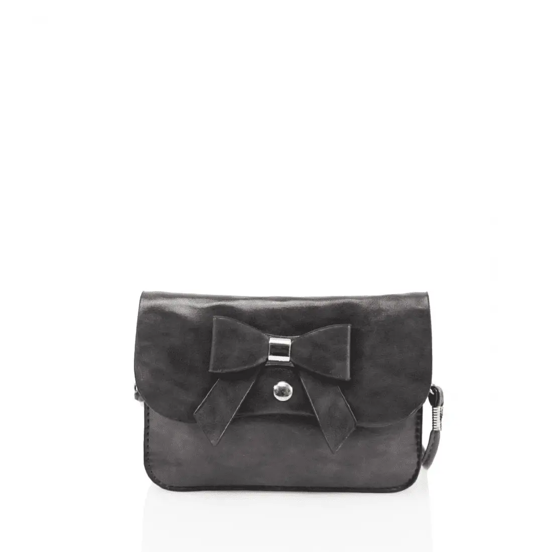 Grey- Styish Bow Small Crossbody Bag by Clarissas Boutique