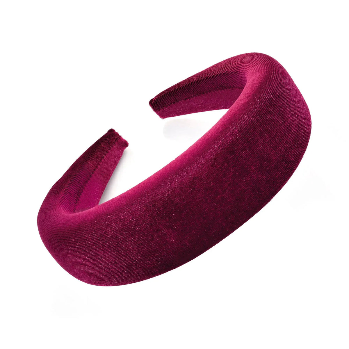 Thick Velvet Effect Headband Vintage Inspired Alice Padded Hair Band More Colours Available by Clarissas Boutique London