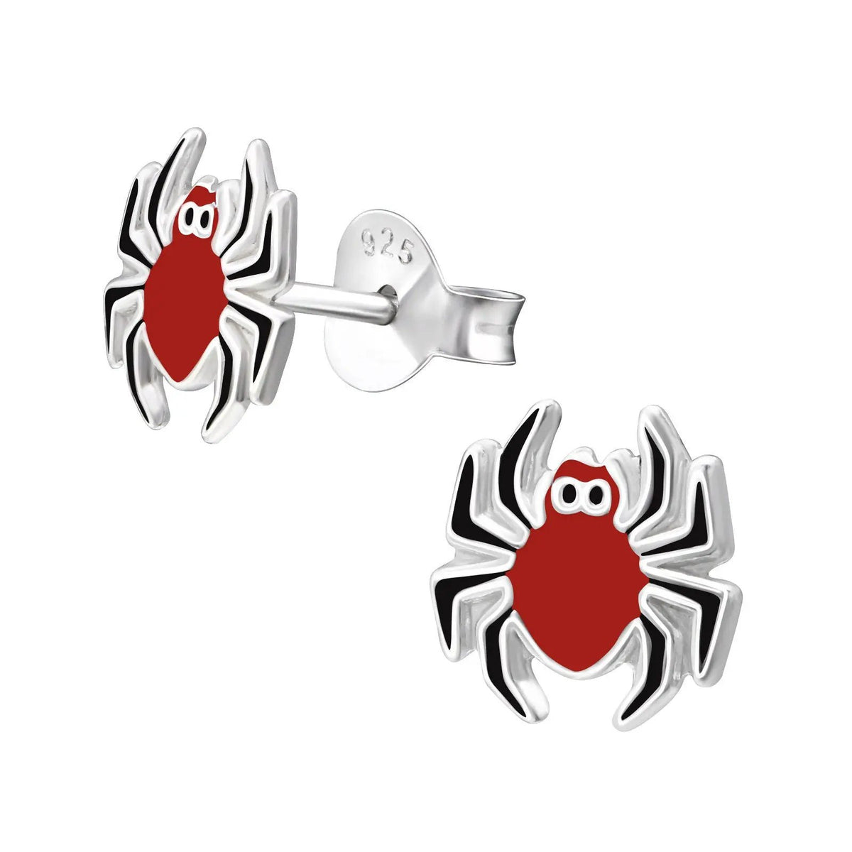SPIDER STERLING SILVER Colourful Earring Stud For Gift Women's by Clarissas Boutique London
