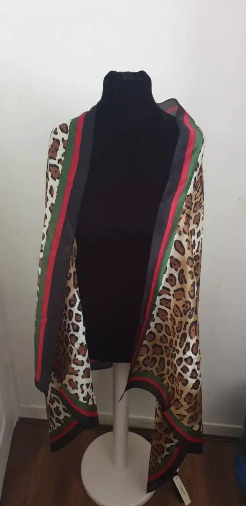 Leopard Print Frayed Scarf With Green And Red Border, Womens Scarves, Scarfs, Wraps, Clarissasboutiqueuk by Clarissas Boutique
