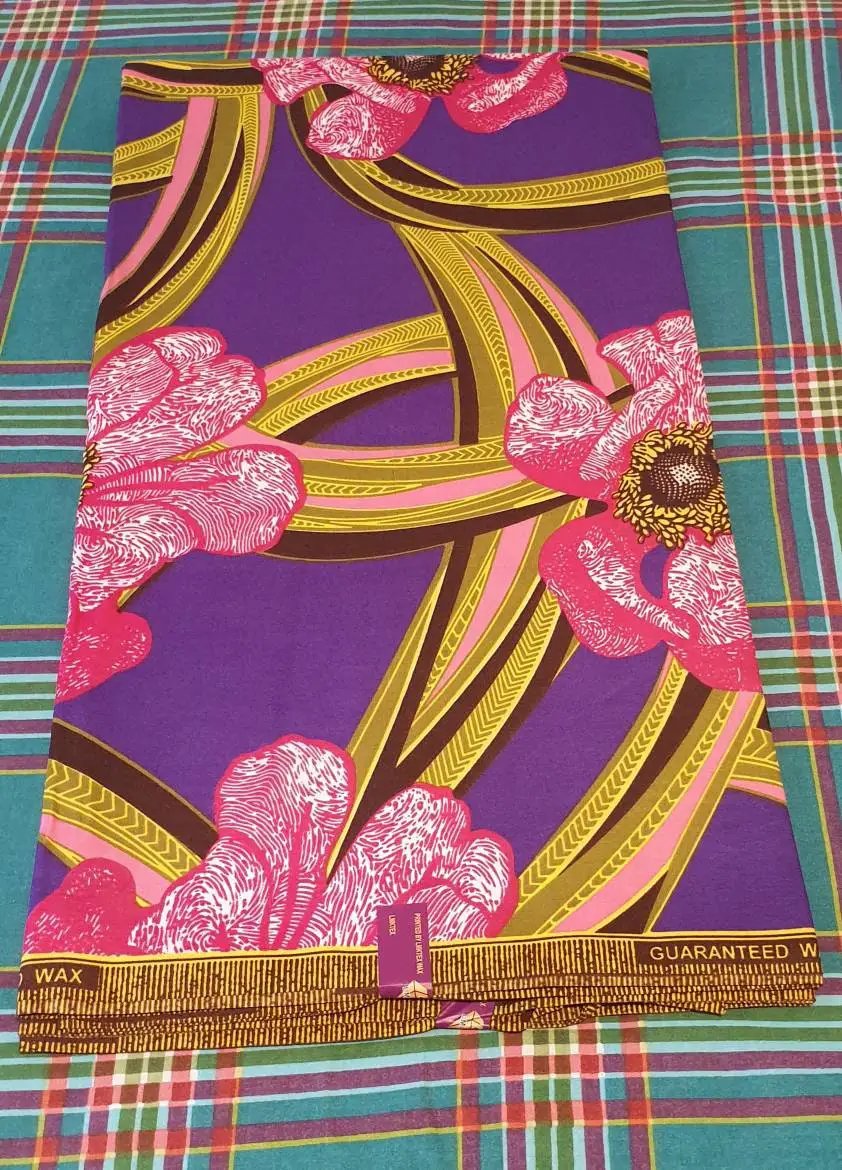 African Print Flower And Leaf Patterns, African Ankara Print, Fabric Dress Maker, Wax Sewing Fabric by Clarissas Boutique London