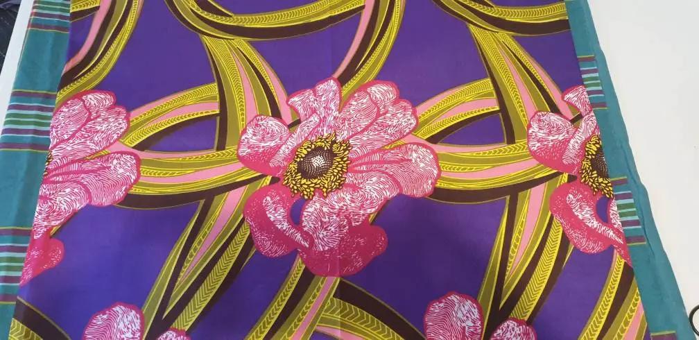 African Print Flower And Leaf Patterns, African Ankara Print, Fabric Dress Maker, Wax Sewing Fabric by Clarissas Boutique London