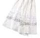 Decorative Gem & Diamante White Sheer Silk Scarf For Women's Wedding Wear Best Friend Gift by Clarissas Boutique London
