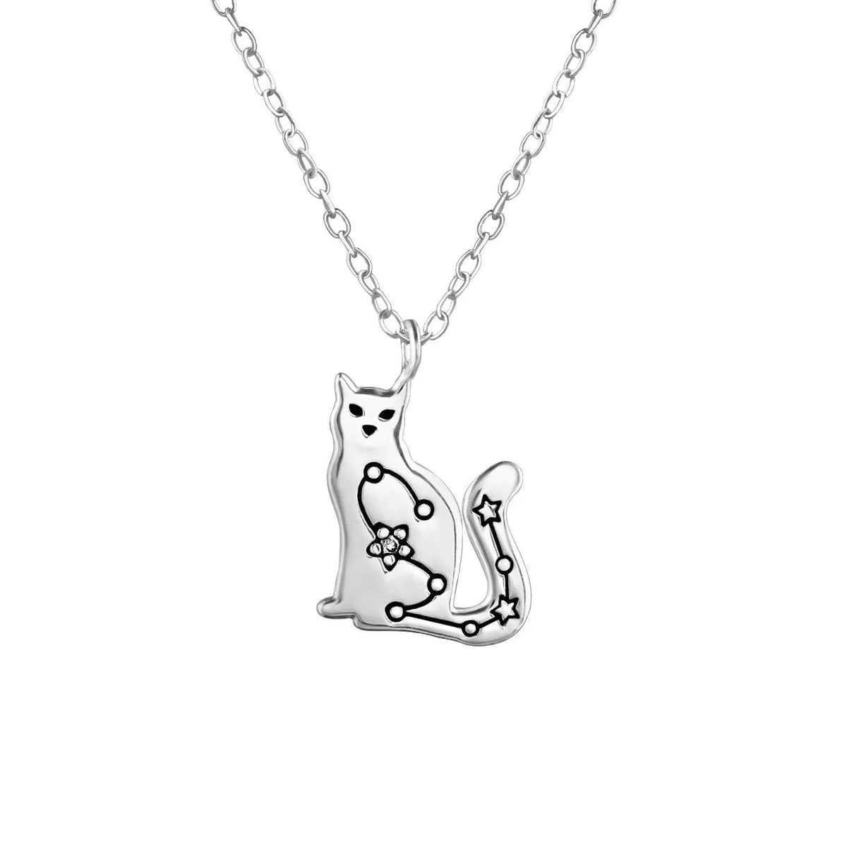 Cat Necklace, Kitty Necklace. Cat Lover Gift, Cat Jewellery, Silver Cat Necklace, Sterling Silver Cat Necklace, Cat Lady Gift by Clarissas Boutique London