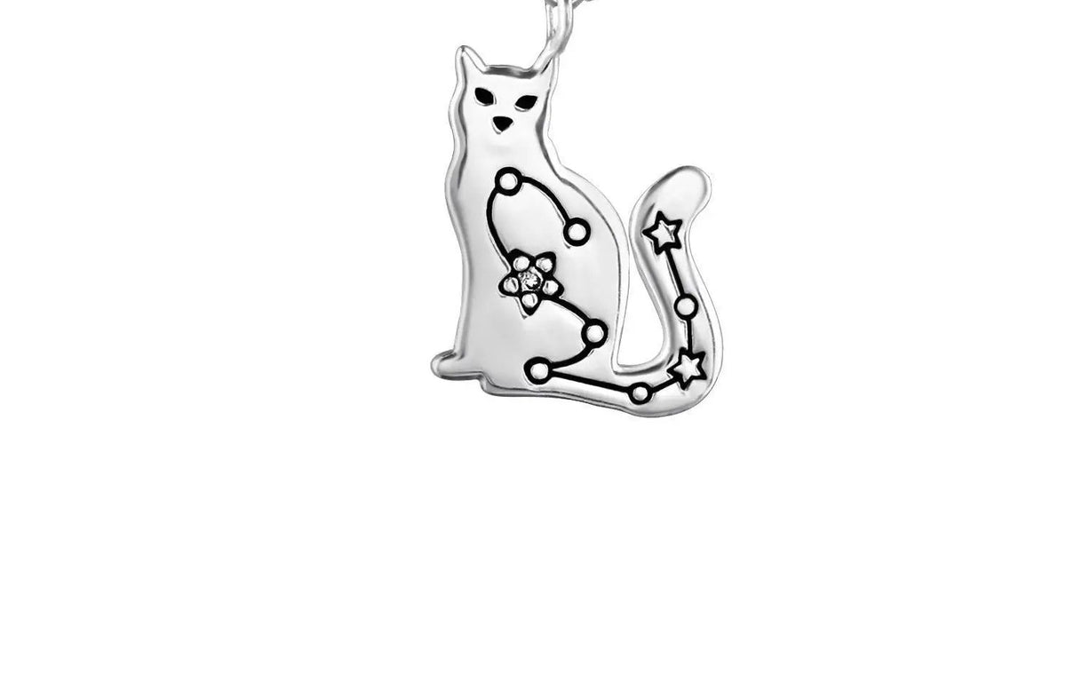 Cat Necklace, Kitty Necklace. Cat Lover Gift, Cat Jewellery, Silver Cat Necklace, Sterling Silver Cat Necklace, Cat Lady Gift by Clarissas Boutique London