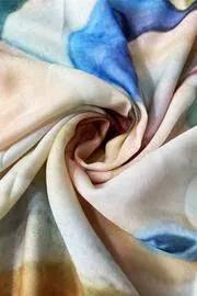 Impressionist Style Portrait Print Scarf, Womens, Multi Coloured, Scraves, Scarf, Wraps, Clarissasboutiqueuk by Clarissas Boutique
