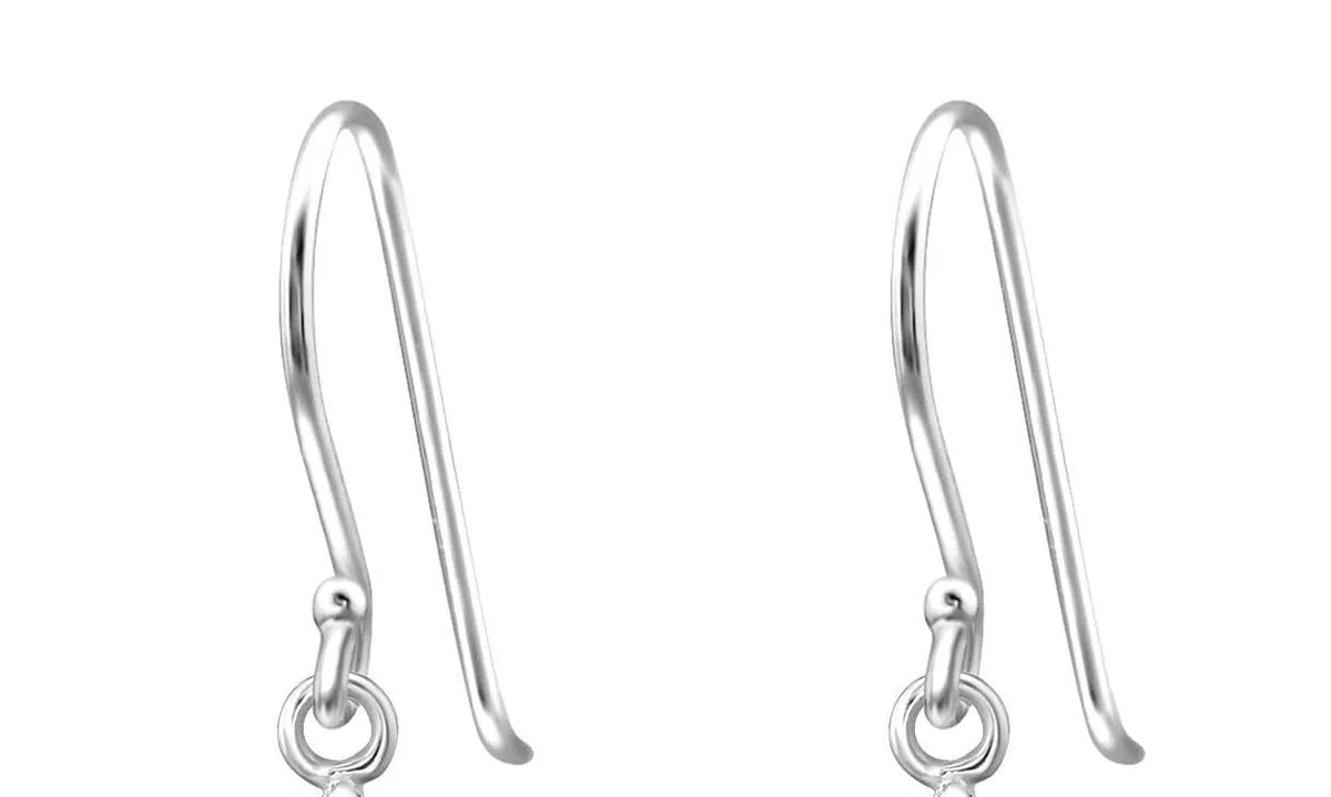 Star - 925 Sterling Silver Plain Earrings For Women's Best Friends Gift, Bridal Jewellery by Clarissas Boutique London