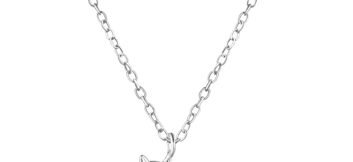 Cat Necklace, Kitty Necklace. Cat Lover Gift, Cat Jewellery, Silver Cat Necklace, Sterling Silver Cat Necklace, Cat Lady Gift by Clarissas Boutique London