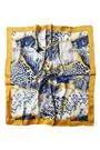 Snake & Leopard Triangle Print Square Beautiful And Warm Scarf With An African Jungle Print. by productions and print