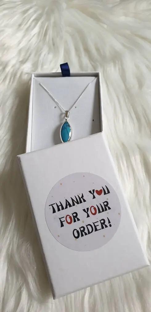 Shield Pendant WIth M.O.P Rear Blue by productions