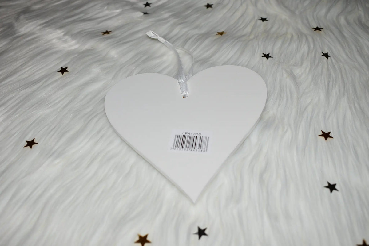 Natural Double Heart Plaque - NAN - Always My Nan Forever My Friend by productions and print