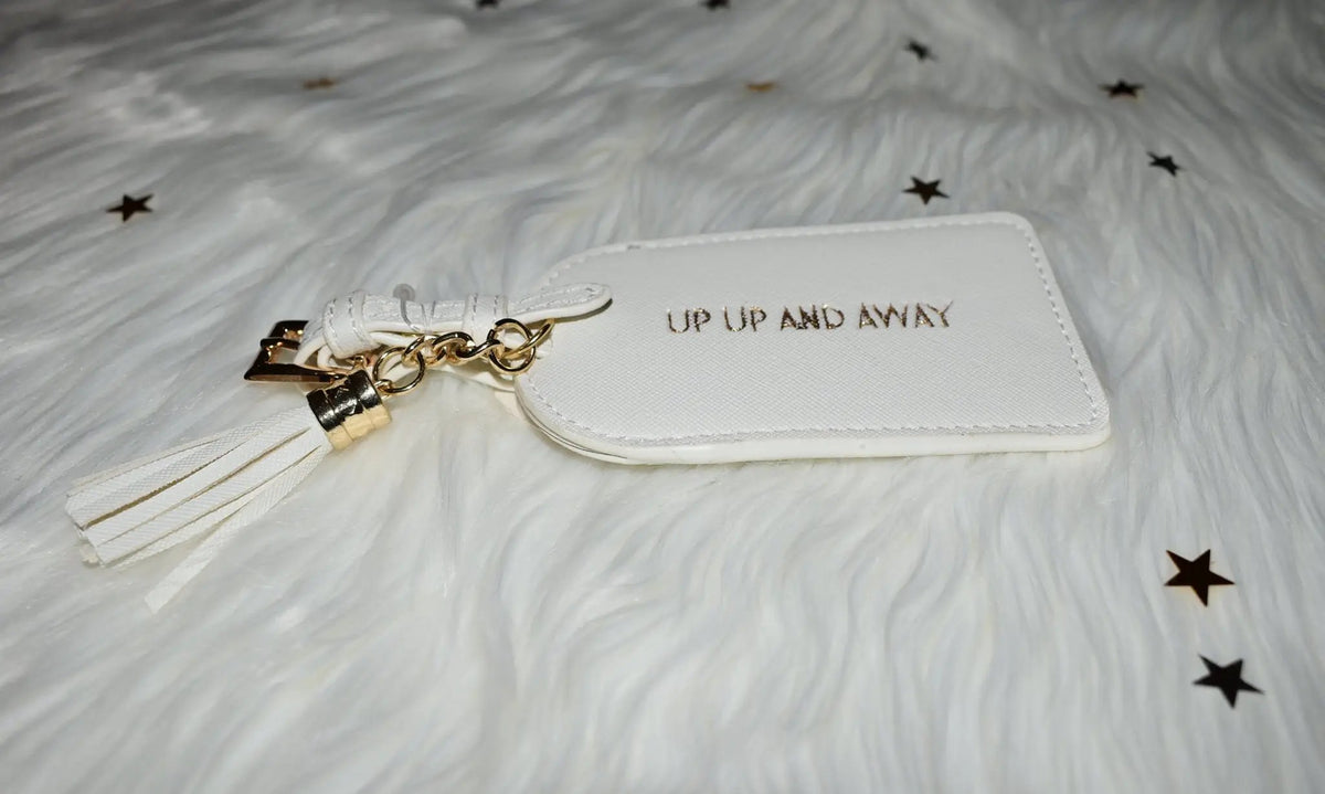 Up Up & Away Luggage Tag, White 13 CM by productions