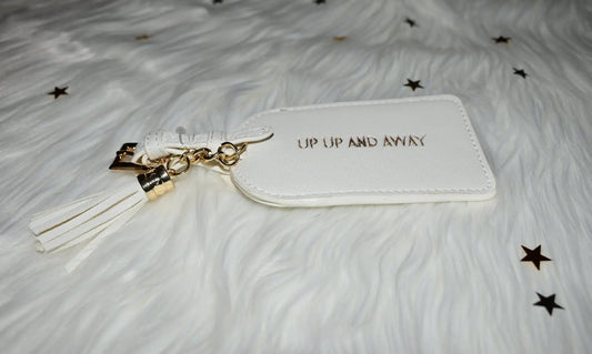 Up Up & Away Luggage Tag, White 13 CM by productions