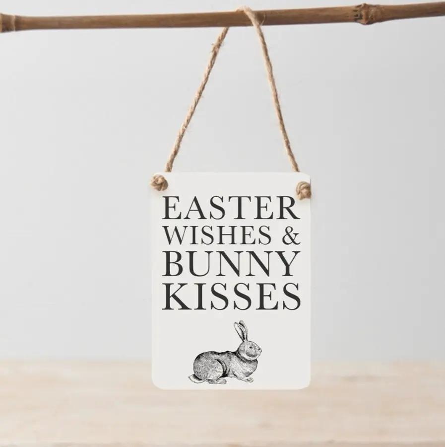 Easter Wishes Mini Metal Sign 9CM by productions