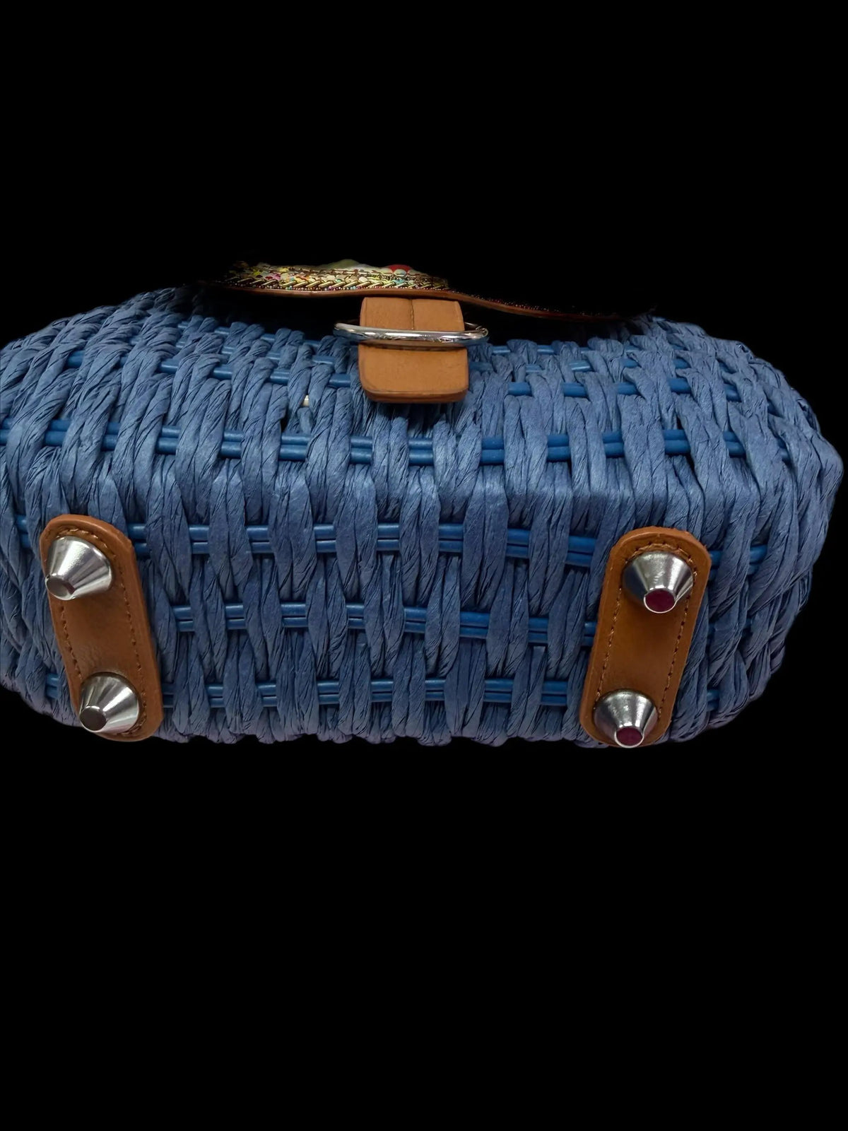 Designed Small Woven Embroidered Boho Crossbody Bag Colourful Shoulder Bag by Clarissas Boutique London