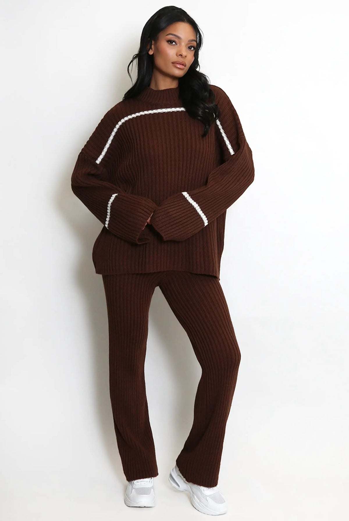 Cosy Ribbed Knit Loungewear Set by clarissas Boutique
