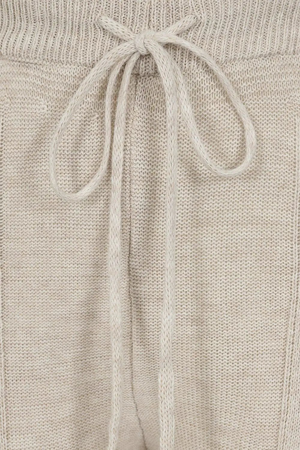 Minnie Mouse Beige Knit Woven Cartoon Lounge Set by Clarissas Boutique London