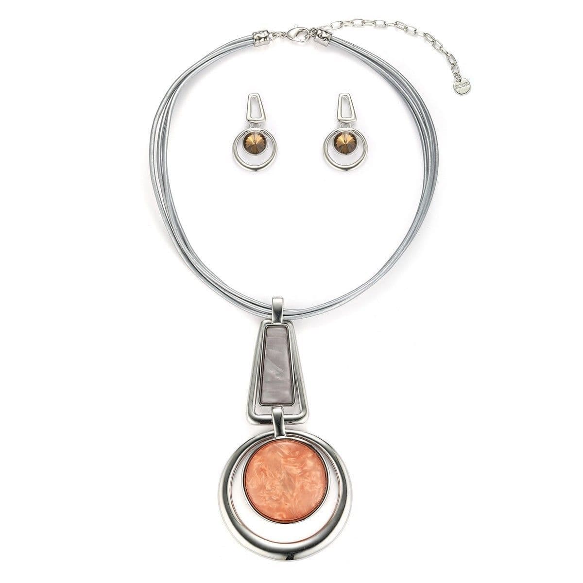 Necklace Set - Grey by Clarissas Boutique