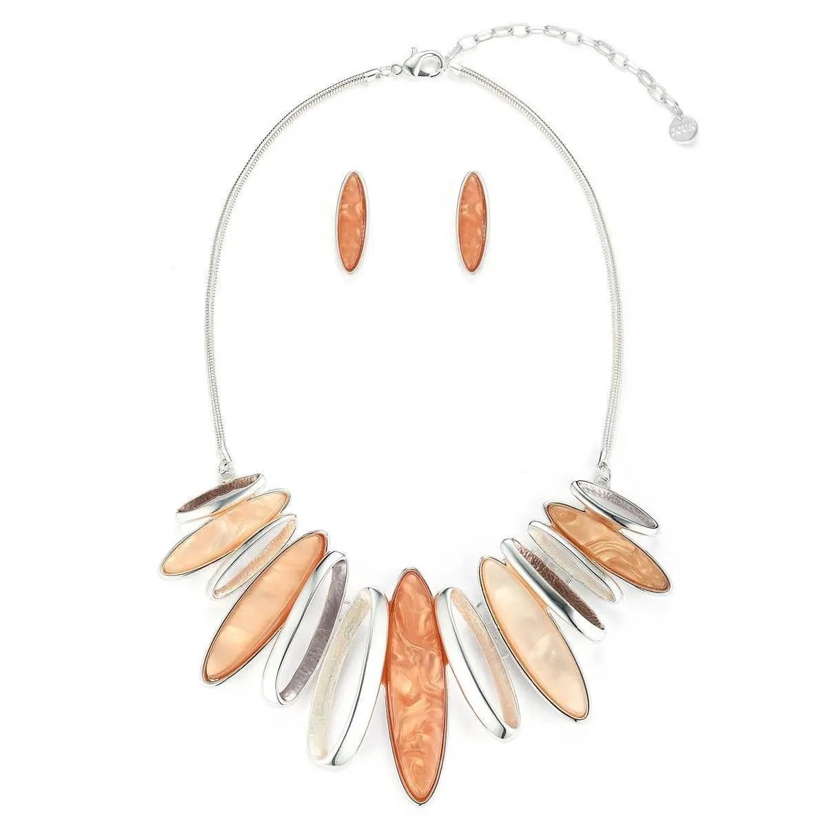 Necklace Set - Peach by Clarissas Boutique