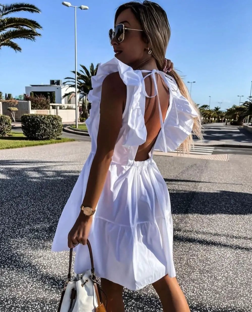 Pink Dubai Dreams Open Back Boho Dress by Clarissas Boutique London